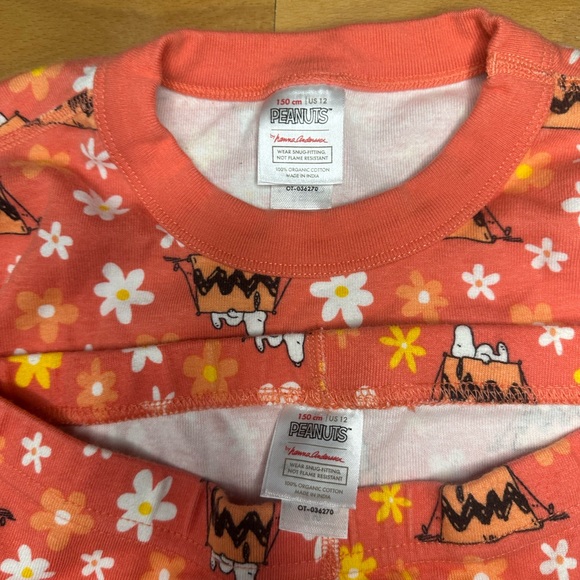 Hanna Andersson - 2 Sets of Girls Size 12 (150 cm) Pajamas - Picture 6 of 10